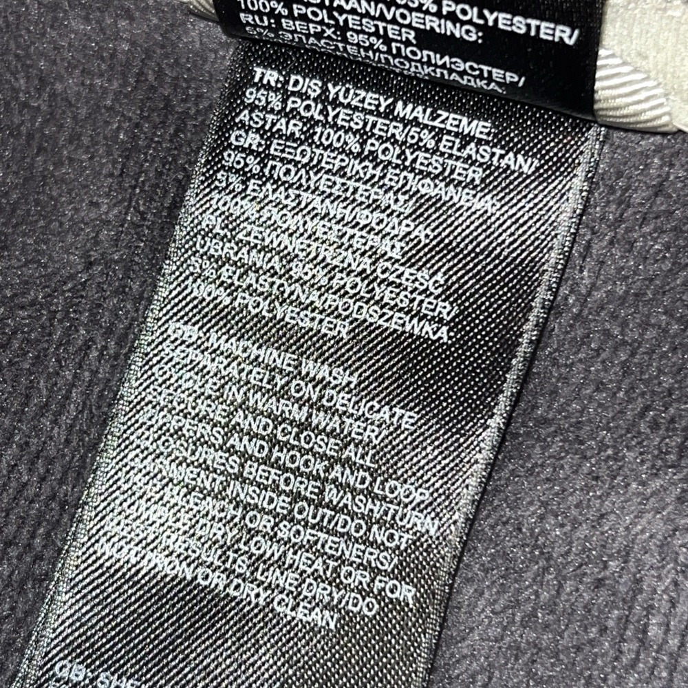 The North Face women's full zip jacket dark gray size medium - Picture 8 of 9